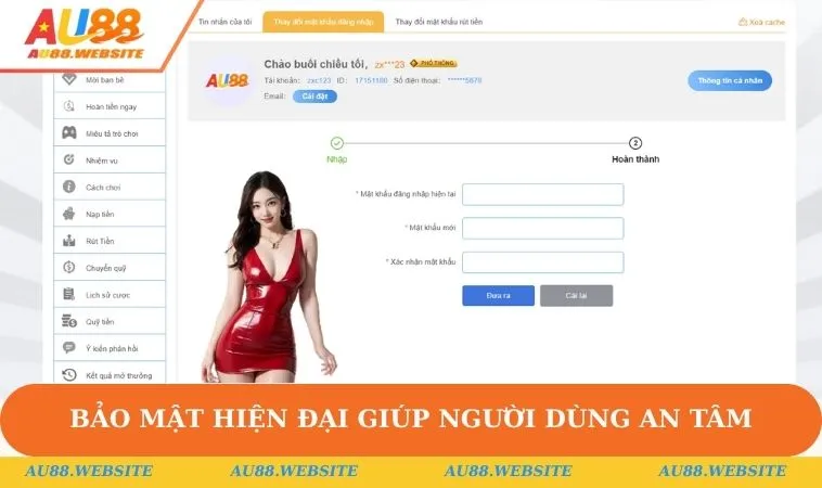 Bảo mật hiện đại giúp người dùng an tâm
