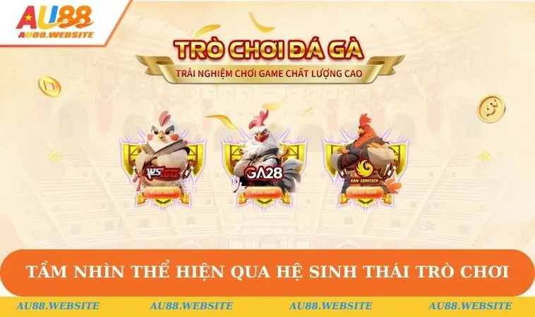 Tầm nhìn thể hiện qua hệ sinh thái trò chơi