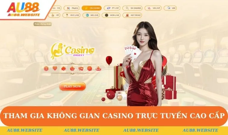 Tham gia không gian casino trực tuyến cao cấp