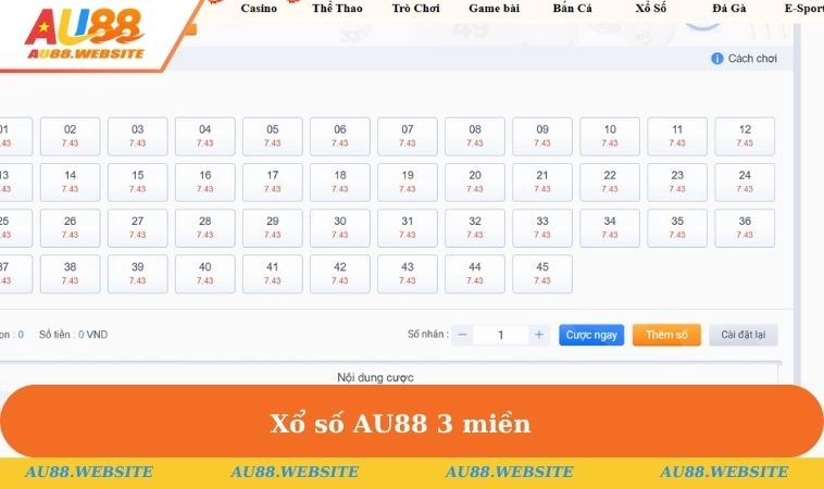 Hình thức lô đề 3 miền thịnh hành